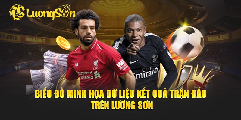 Biểu đồ minh họa dữ liệu kết quả trận đấu trên Lương Sơn TV